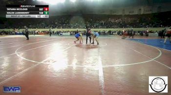 161 lbs Consi Of 16 #2 - Tatiana McCloud, Bartlesville JH vs Khloe Lasenberry, Team Guthrie Wrestling