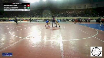 161 lbs Consi Of 16 #2 - Tatiana McCloud, Bartlesville JH vs Khloe Lasenberry, Team Guthrie Wrestling