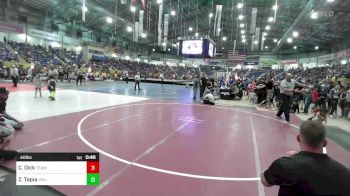 40 lbs Round Of 16 - Carson Dick, Team Grand Valley Elite vs Zayden Tapia, Valley Bad Boys