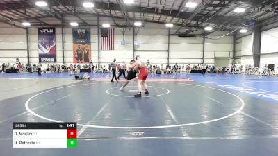 285 lbs Round Of 16 - Dirk Morley, CO vs Hunter Petrovia, MD