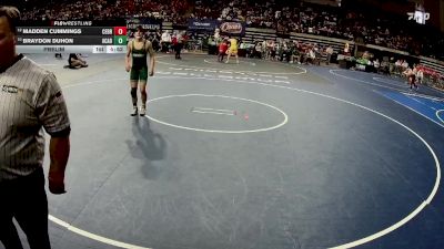 D 1 138 lbs Prelim - Madden Cummings, Central - B.R. vs Braydon Duhon, Acadiana