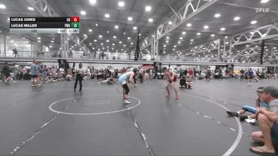 130 lbs Round 7 (10 Team) - Lucas Miller, Pride WC vs Lucas Jones, Kraken Black