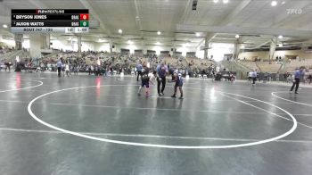 120 lbs 3rd Place Match - Bryson Jones, Maximum Velocity vs Jaxon Watts, Warren Co Wrestling