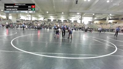 120 lbs 3rd Place Match - Bryson Jones, Maximum Velocity vs Jaxon Watts, Warren Co Wrestling