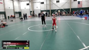 65 lbs Round 2 (8 Team) - Asa Mann, Black Fox Wrestling Team 1 vs Callen Lindamen, JR Titans