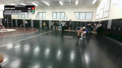 111-119 lbs Semifinal - Delta Craft, Greybull MS vs Annabella McCann, Wind River Middle School