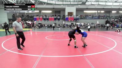 138 lbs Consi Of 8 #1 - Maliah Turner, Windsor vs Caroline Teixeira, West Haven