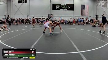 150 lbs Semis (4 Team) - Zack Jaffe, Kraken Red vs Jake Markey, North Hunterdon WC