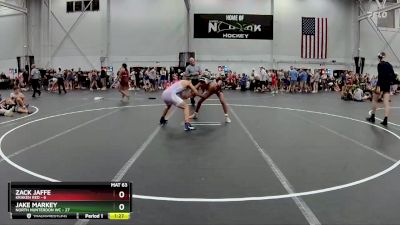 150 lbs Semis (4 Team) - Zack Jaffe, Kraken Red vs Jake Markey, North Hunterdon WC