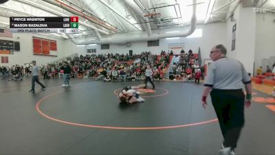 126 lbs 3rd Place Match - Pryce Wiginton, Riverton vs Mason Bazaldua, Red Lodge