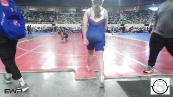 161 lbs Round Of 32 - Olivia Novak, Bixby JH Girls vs Gorgeous Alvarez Young, Westmoore Wresting