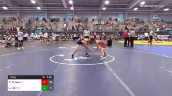 132 lbs Prelims - Brayden Brown, Team Bro OH vs Collin Gaj, Grinders