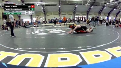 174 lbs Cons. Round 4 - Flint Guerra, Ohio Northern Univerity vs Gabe Blissenbach, West Liberty