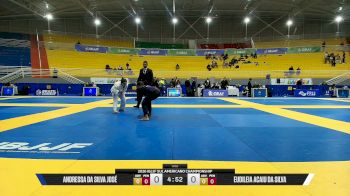 Eudileia Acaiu Da Silva vs Andressa Da Silva José 2026 IBJJF Sul Americano Championship