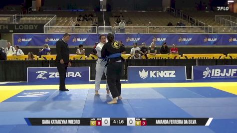 Amanda Ferreira Da Silva vs Sara Katarzyna Wiedro 2026 Pan Jiu Jitsu IBJJF Championship