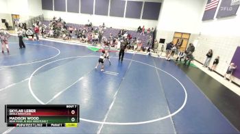 54-58 lbs Semifinal - Skylar Leber, Devils Wrestling vs Madison Wood, Bear River Jr High Wrestling C