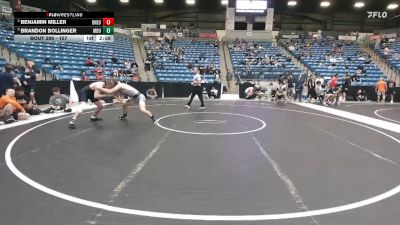 157 lbs Cons. Semi - Brandon Bollinger, Missouri Baptist University vs Benjamin Miller, Doane University