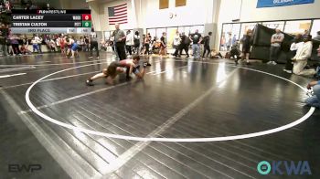 105 lbs 3rd Place - Carter Lacey, Wagoner Takedown Club vs Tristan Culton, Pittbull