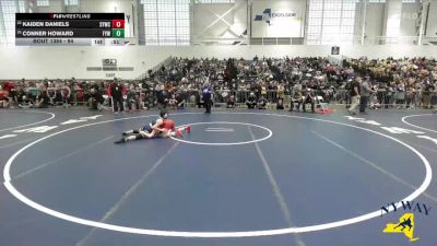 94 lbs Cons. Semi - Kaiden Daniels, Salamanca Youth Wrestling Club vs Conner Howard, Falconer Youth Wrestling