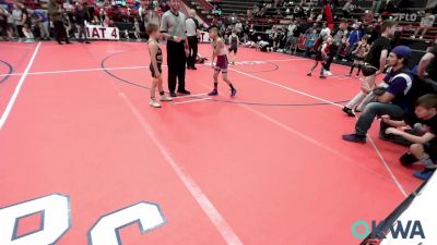 67 lbs Consi Of 8 #2 - Elijah Armenta, ArkCity Takedown vs Legend Dentis, Keystone Wrestling Club