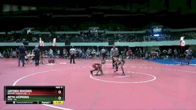 80 lbs Quarterfinal - Jayden Rhodes, Defiant Wrestling vs Seth Hopkins, VATP