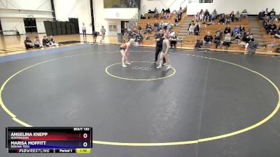 131 lbs 1st Place Match - Marisa Moffitt, Indiana Tech vs Angelina Knepp, Huntingdon