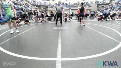 132-140 lbs Rr Rnd 2 - Yuria Gutierrez, Woodward Youth Wrestling vs Channing Dunn, Kingfisher YellowJackets