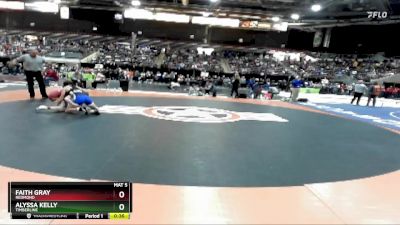 100 lbs Cons. Round 3 - Faith Gray, Redmond vs Alyssa Kelly, Timberline