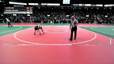 80 lbs Cons. Round 4 - Layne Pak, BUC2 vs Mason Collins, EAG2