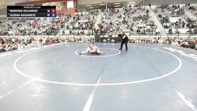 U23 Women - 55 lbs Quarters - Montana DeLawder, PA vs Aleena Navarrete, UT