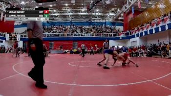 144 lbs Champ. Round 1 - Daniel McGill, Hobart vs Logan Haney, Crown Point