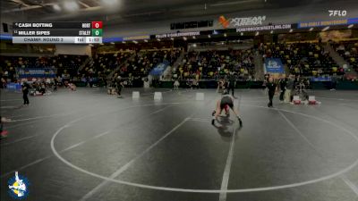 144 lbs Champ. Round 2 - Miller Sipes, Staley vs Cash Botting, Hortonville