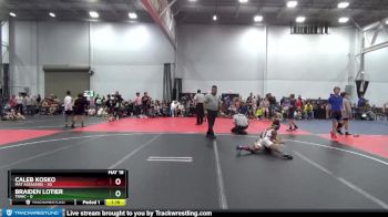 92 lbs Round 4 (6 Team) - Caleb Kosko, Mat Assassins vs Braiden Lotier, TNWC