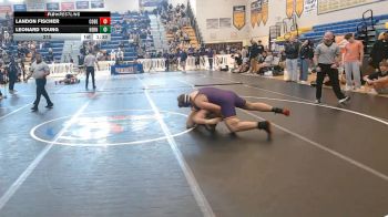 215 lbs Quarterfinals (8 Team) - Leonard Young, Hernando vs Landon Fischer, Cocoa Beach