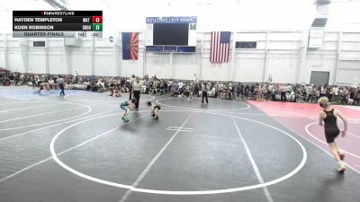 46 lbs Quarterfinal - Hayden Templeton, Mat Rats Rebooted vs Koen Robinson, Shootbox WC