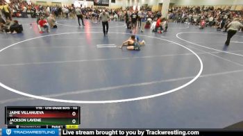 132 lbs Cons. Round 3 - Jackson Lavene, NE vs Jaime Villanueva, KS