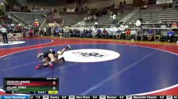 100 lbs Semifinal - Lillian Jones, Fayetteville vs Jocelyn Unwer, Rogers Heritage