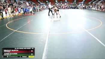 85 lbs Champ. Round 1 - Aaden Glauser, Fox Lake WC vs Bradley Burtch, Team NBWC