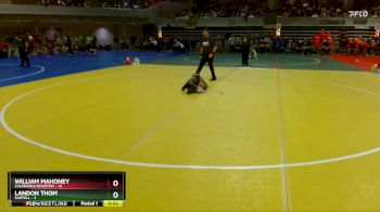 60 lbs Placement (4 Team) - William Mahoney, Caledonia/Houston vs Landon Thom, Sartell