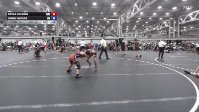 110 lbs Round 1 (6 Team) - Emma Vargas, Central Pennies Power vs Kayla Colleta, Cordoba Trained