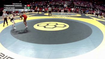 D3-144 lbs Cons. Round 1 - Christopher Marshall, Centerburg vs Phillip Hash, Bid. River Valley