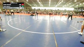 132 lbs Rr Rnd 3 - Zane Crouse, TNWC Silver Fox vs Jake Amiott, SENC Elite