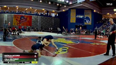 120 lbs Semifinal - Natalia Accorsi, Blair Academy vs Calli Gilchrist, Choate Rosemary