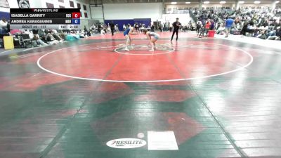 117 lbs Champ. Round 1 - Andrea Karagiannis, Missouri Baptist University vs Isabella Garrity, Colby Community College