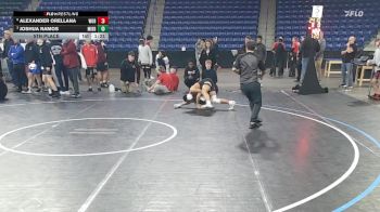 120 lbs 5th Place - Alexander Orellana, Woburn vs Joshua Ramos, Middletown