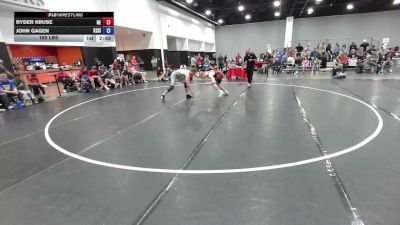 165 lbs Ryder Kruse, Team Nebraska vs John Gagen, Team Kansas Silver