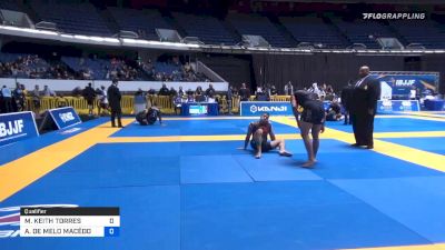 MICHAEL KEITH TORRES vs ARIAN DE MELO MACÊDO 2019 World IBJJF Jiu-Jitsu No-Gi Championship