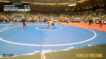 49 lbs Round Of 32 - Eagan Luxton, RAW Wrestling Club vs Emerson Morales, Liberty Warriors Wrestling Club