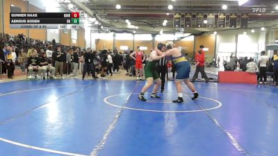 285 lbs Consi Of 8 #2 - Gunner Haas, Barrington vs Aengus Soden, Bishop Hendricken