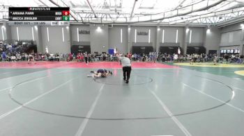 120 lbs Round Of 16 - Maleeah Rios, Bristol Central vs Ashlynn Cummings, Fairfield Ludlowe